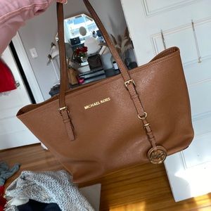 Leather mini tote